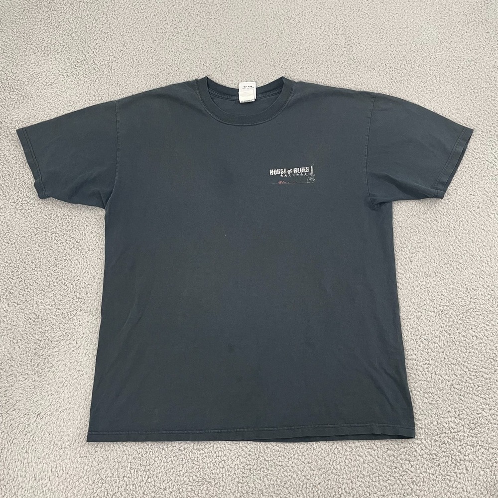 Vintage House Of Blues Anaheim Shirt Men XL Black Short Sleeve Y2K Tee